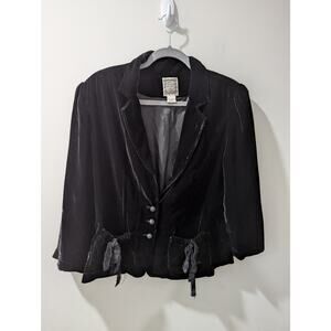 Ralph Lauren Black Velvet Jacket